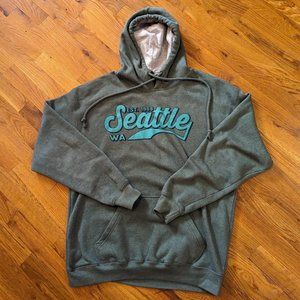 Retro Seattle Hoodie Men's Large